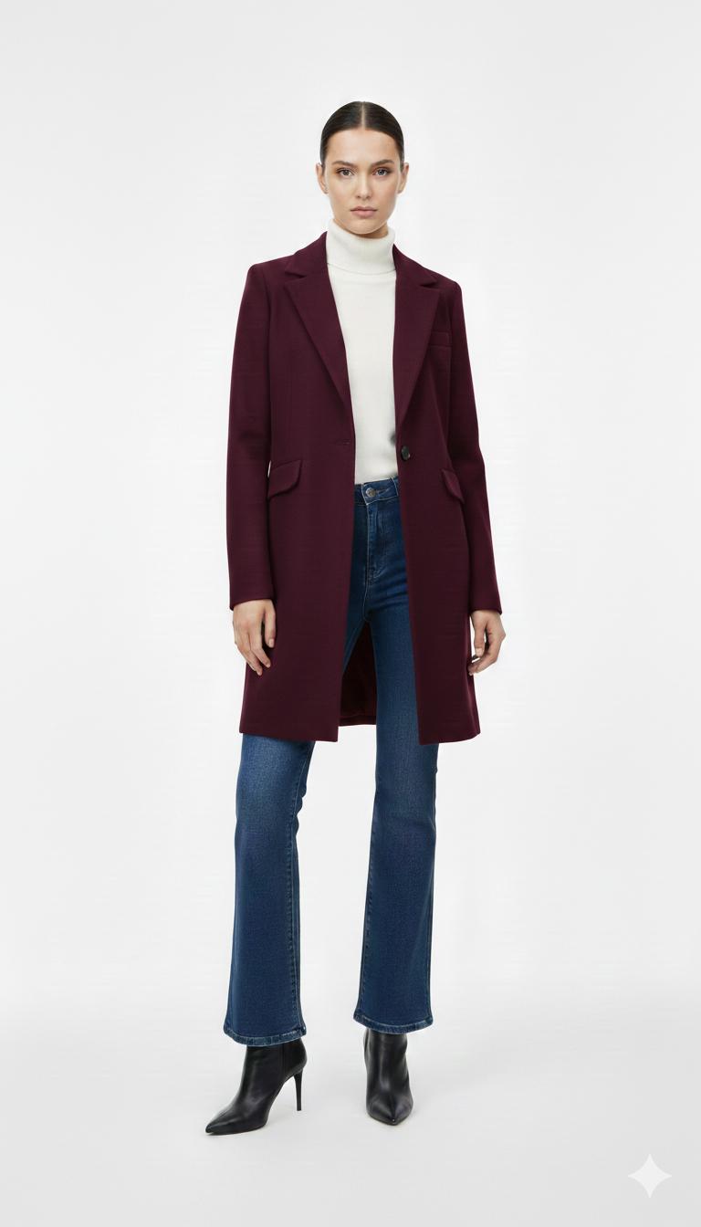 COAT CREPE